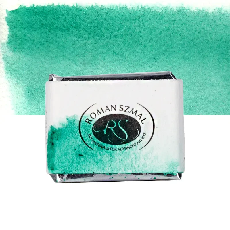 Farba akwarelowa Aquarius półkostka - 339 Viridian.01