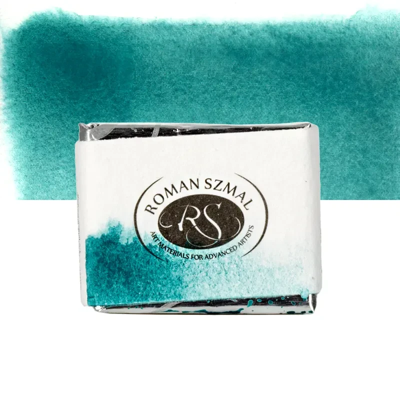 Farba akwarelowa Aquarius półkostka - 340 Cobalt Turquoise.01