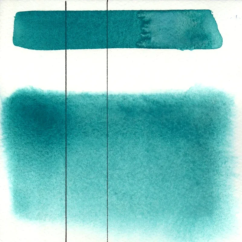 Farba akwarelowa Aquarius półkostka - 340 Cobalt Turquoise.03
