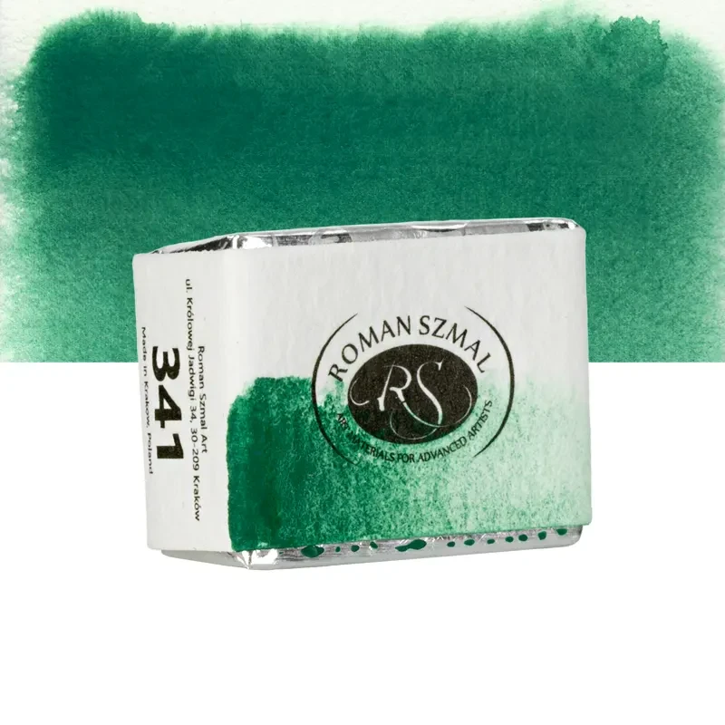 Farba akwarelowa Aquarius półkostka - 341 Cobalt Green Light 02