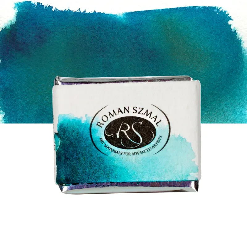 Farba akwarelowa Aquarius półkostka - 344 Ocean Blue.01