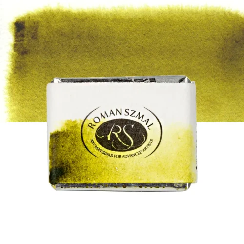 Farba akwarelowa Aquarius półkostka - 345 Olive Green Light