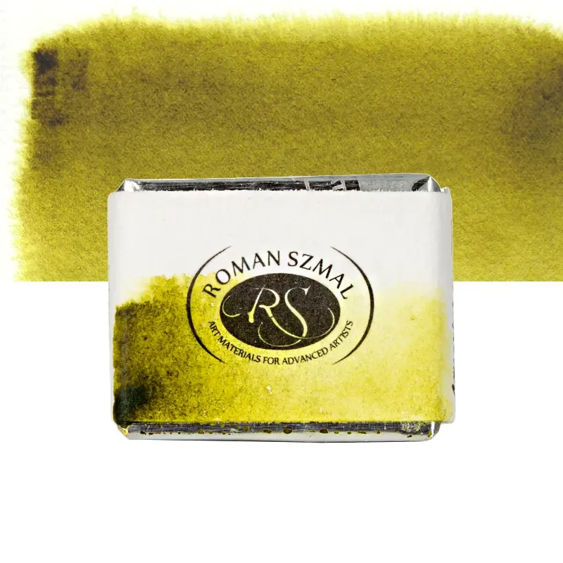 Farba akwarelowa Aquarius półkostka - 345 Olive Green Light.01