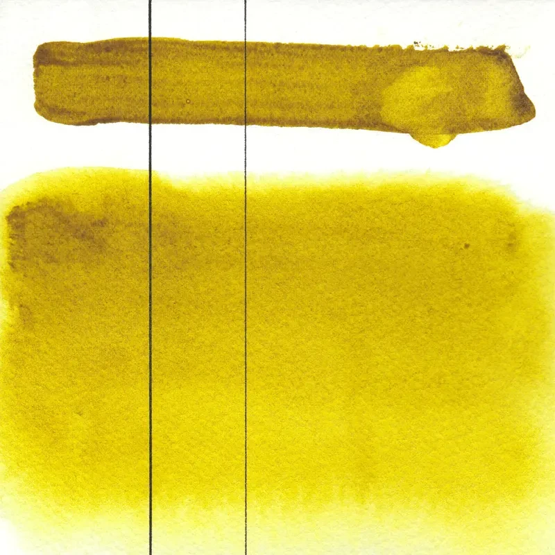 Farba akwarelowa Aquarius półkostka - 347 Green Gold.03