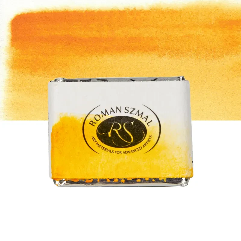 Farba akwarelowa Aquarius półkostka - 352 Golden Yellow.01