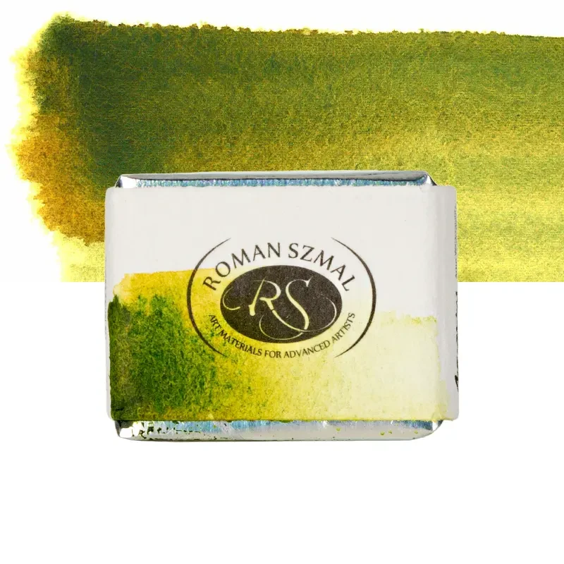 Farba akwarelowa Aquarius półkostka - 363 Autumn Green.01