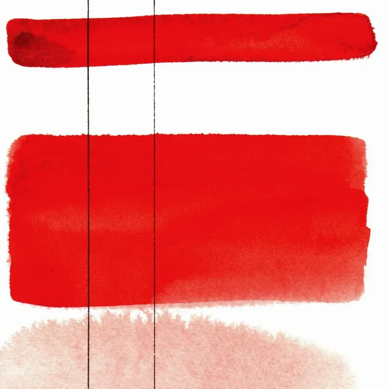 Farba akwarelowa Aquarius półkostka - 357 Quinacridone Scarlet.03