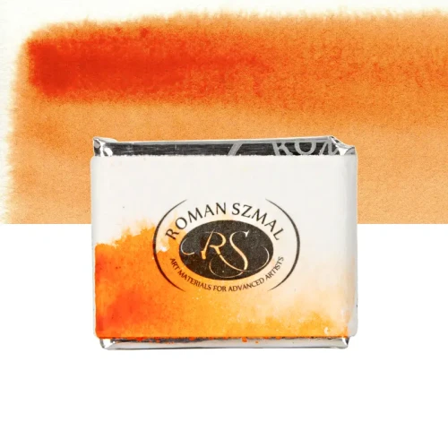 Farba akwarelowa Aquarius półkostka - 355 Transparent Pyrrole Orange