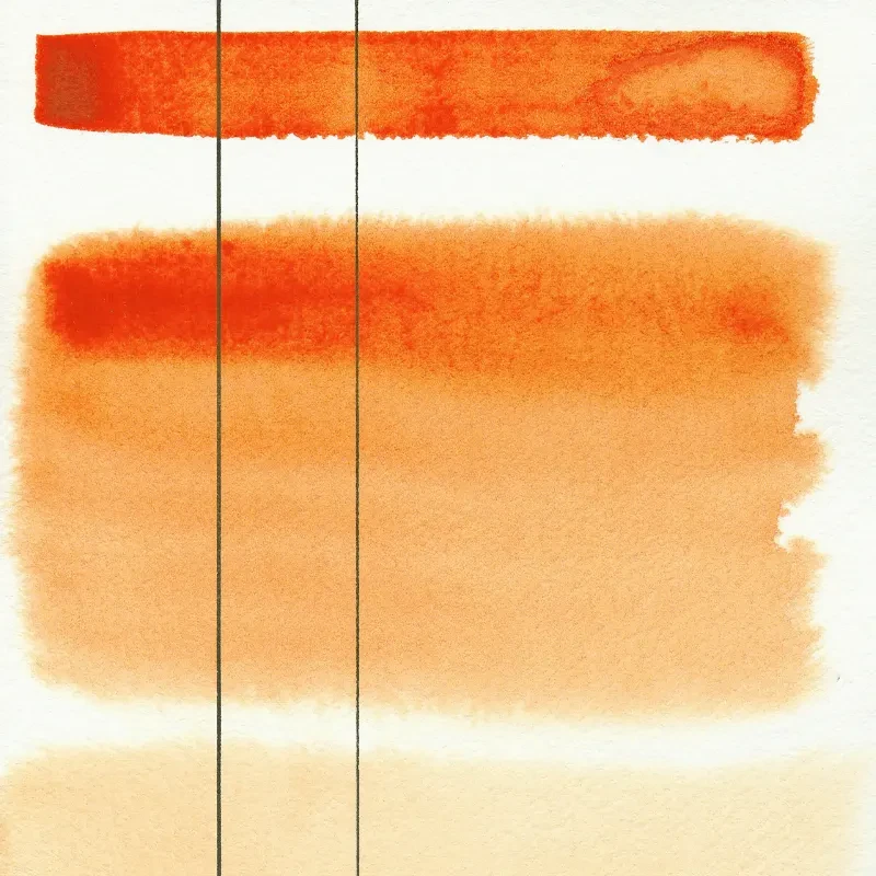 Farba akwarelowa Aquarius półkostka - 355 Transparent Pyrrole Orange.03