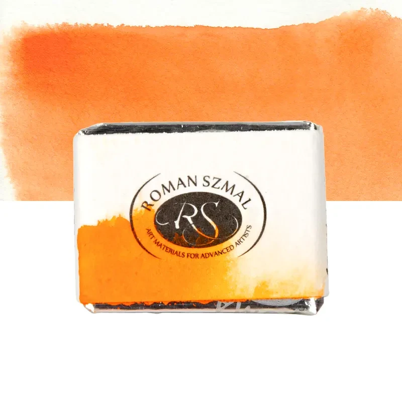 Farba akwarelowa Aquarius półkostka - 353 Golden Orange.01