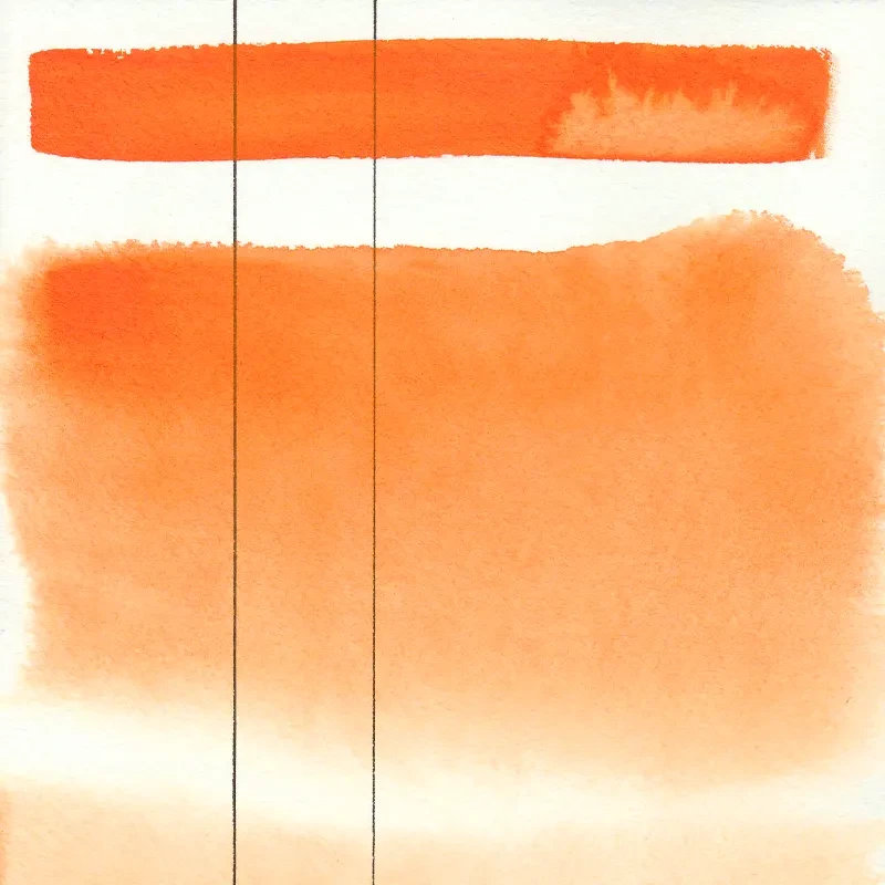 Farba akwarelowa Aquarius półkostka - 353 Golden Orange.03