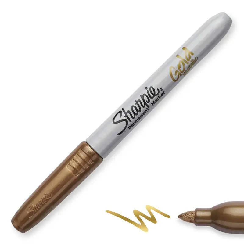 Marker Sharpie Metallic złoty 01