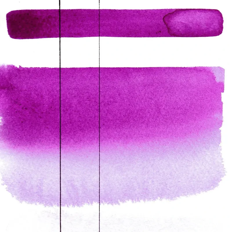 Farba akwarelowa Aquarius półkostka - 366 Quinacridone Purple.03