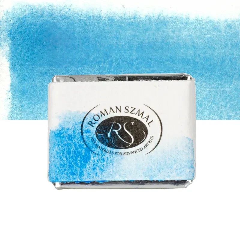 Farba akwarelowa Aquarius półkostka - 406 Cobalt Coelin Blue.01