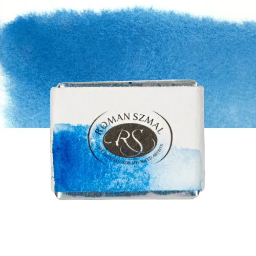 Farba akwarelowa Aquarius półkostka - 407 Cobalt Cerulean Blue