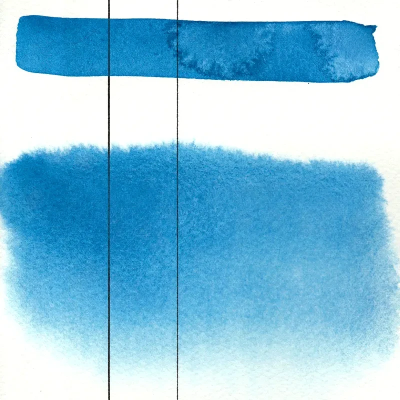 Farba akwarelowa Aquarius półkostka - 407 Cobalt Cerulean Blue.03