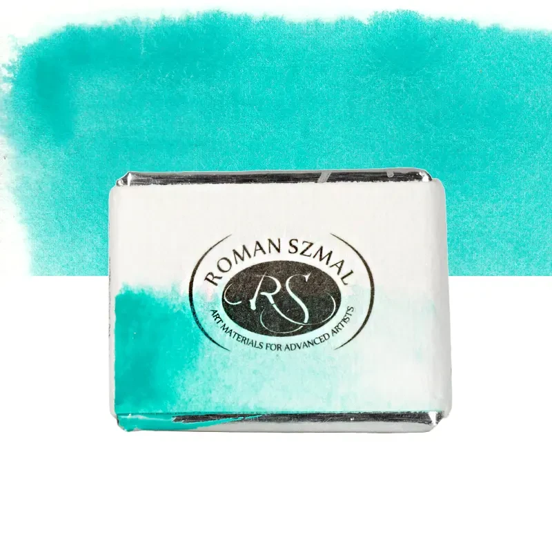 Farba akwarelowa Aquarius półkostka - 408 Cobalt Teal.01