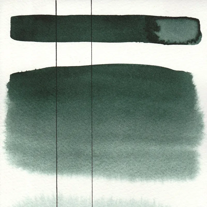 Farba akwarelowa Aquarius półkostka - 409 Perylene Green. 03