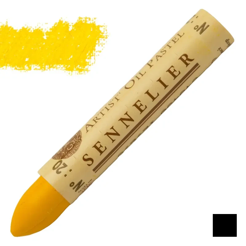Pastel olejny Sennelier 020 Yellow Deep 01