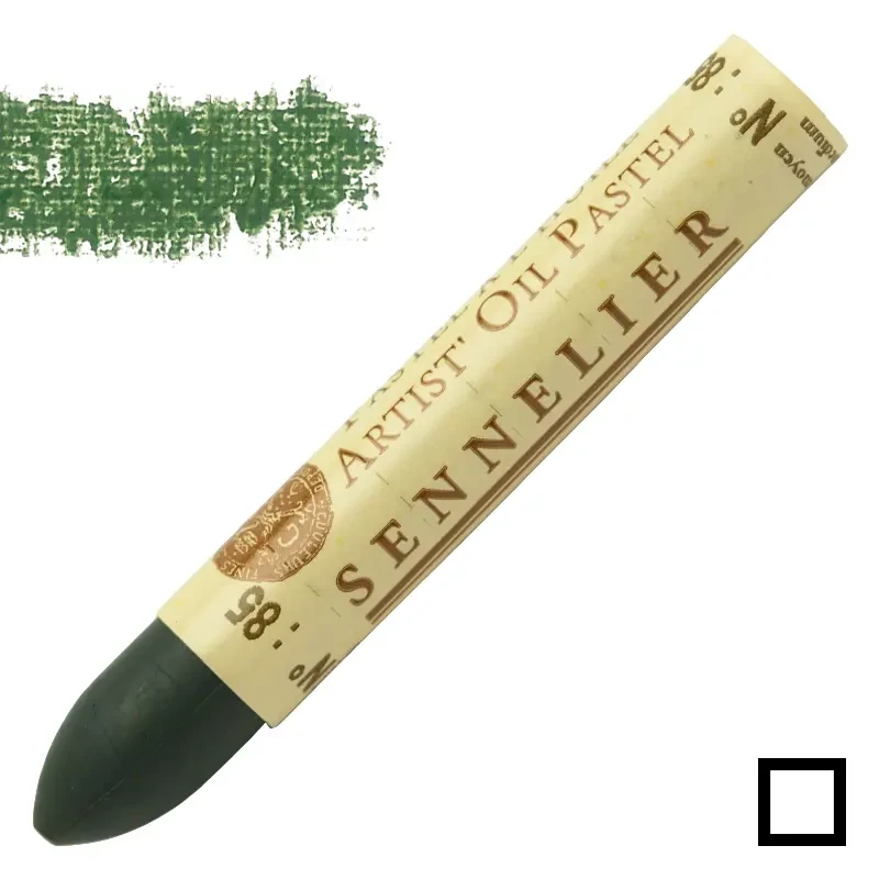 Pastel olejny Sennelier 085 Chrome Green Medium 01