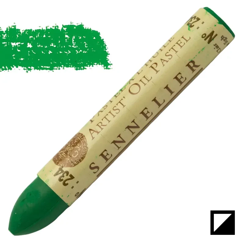 Pastel olejny Sennelier 234 Permanent Green Light 01