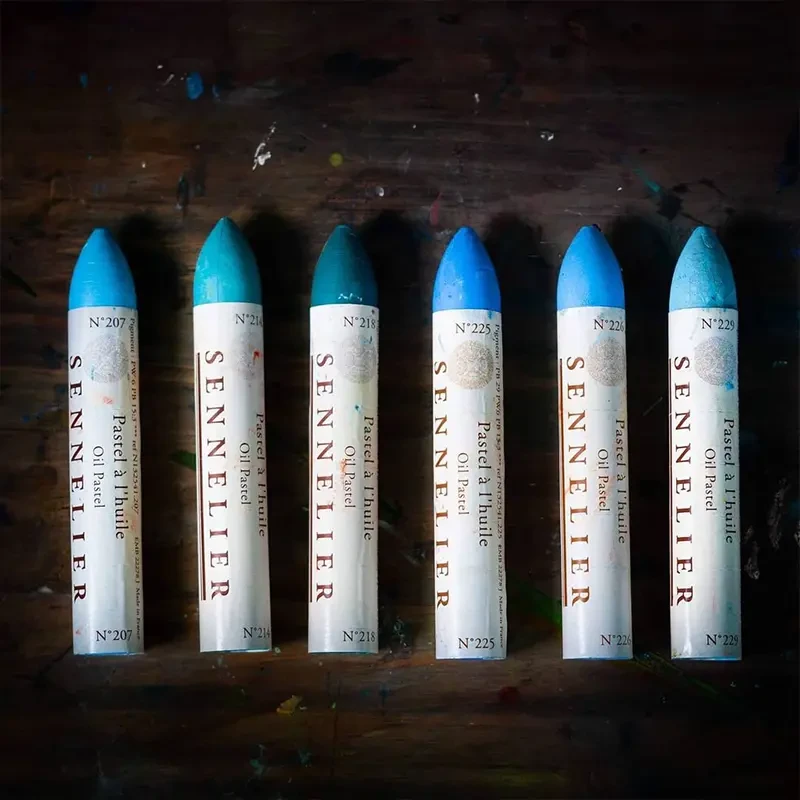 Pastel olejny Sennelier 003 Cerulean Blue 13