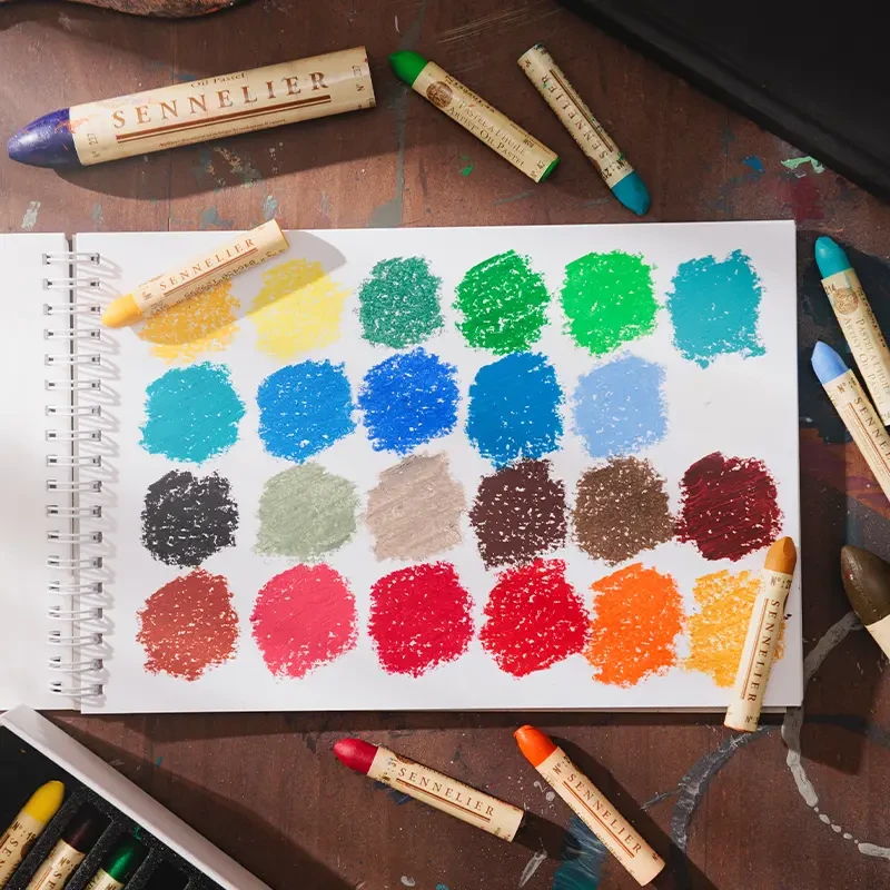 Pastel olejny Sennelier 037 Raw Sienna 07