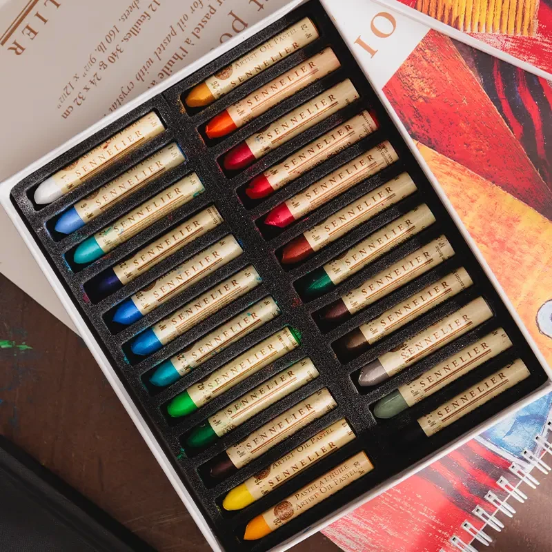 Pastel olejny Sennelier 034 Burnt Umber 04