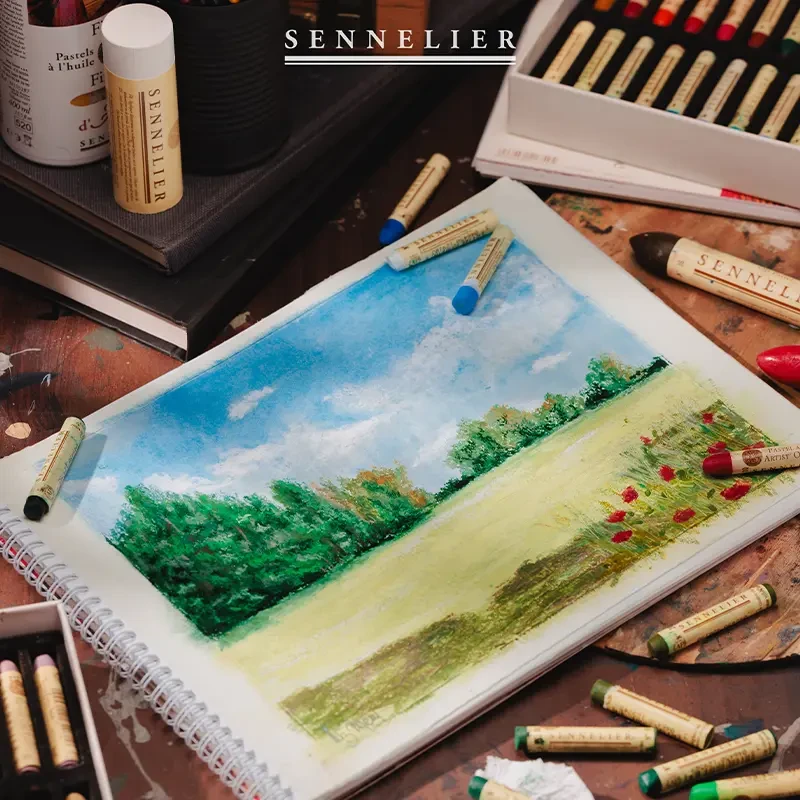 Pastel olejny Sennelier 224 Medium Grey 04