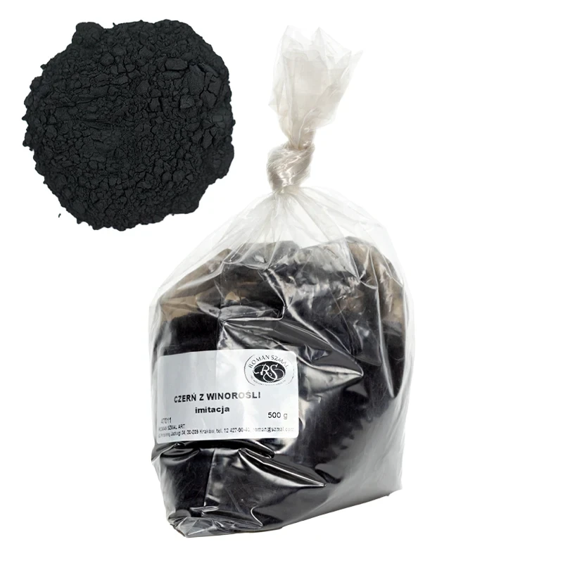 Pigment Czerń z winorośli imitacja 500 g 47011 Szmal 02