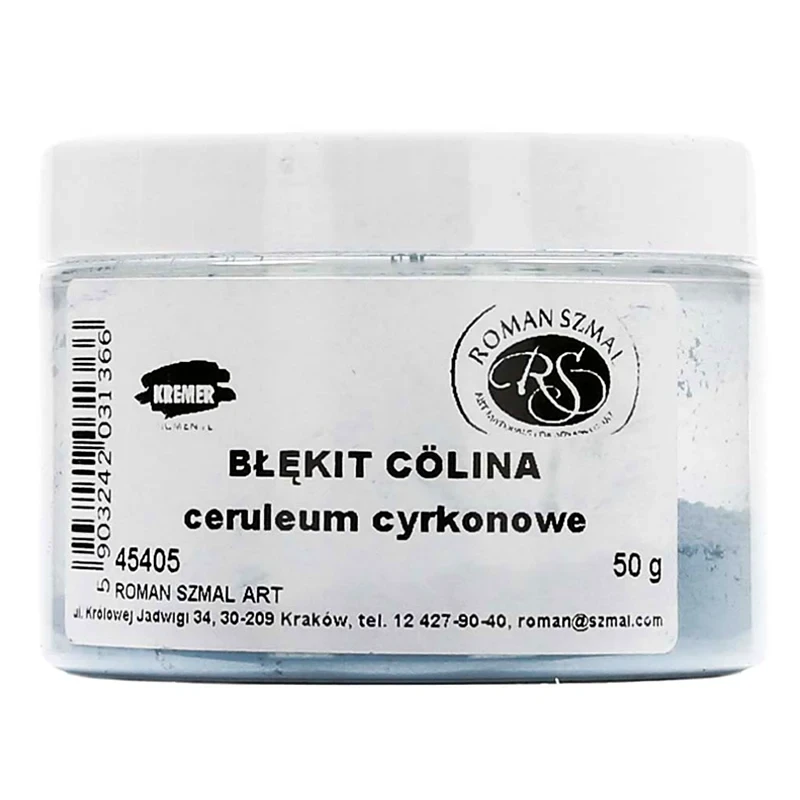 Pigment Błękit coelina cyrkonowy 50 g 45405 Roman Szmal 02