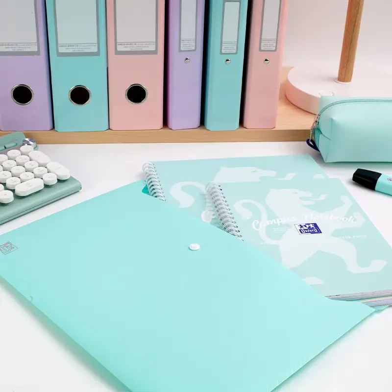 Teczka kopertowa A4 Oxford Urban Pastel fioletowa 04