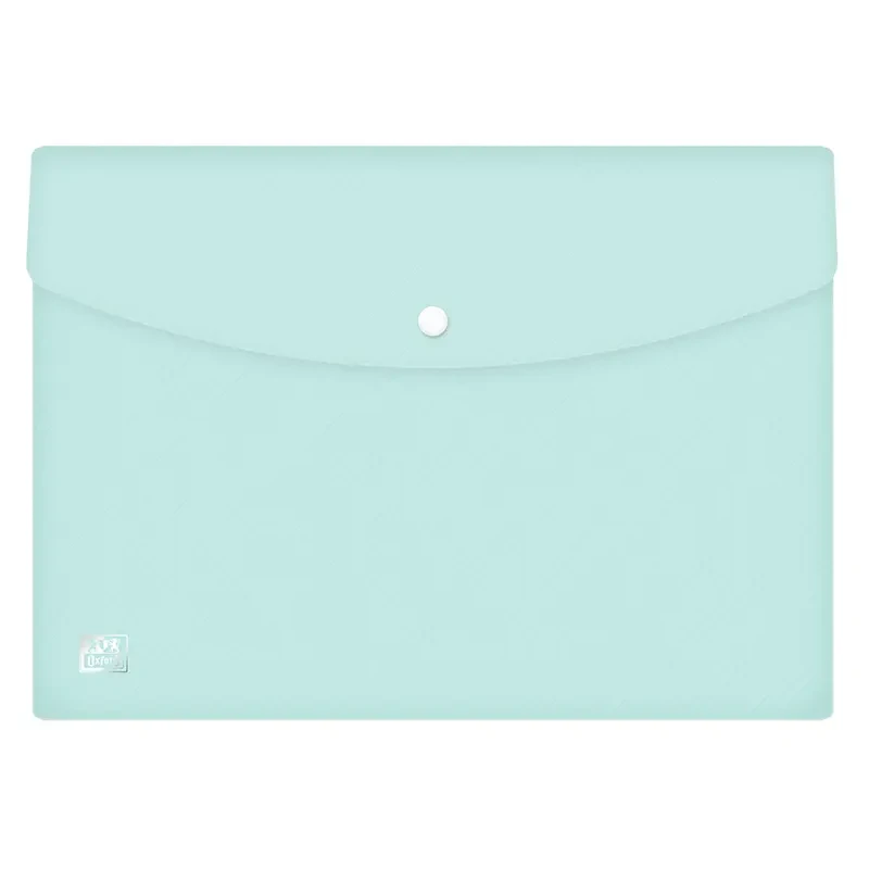 Teczka kopertowa A4 Oxford Urban Pastel niebieska 01