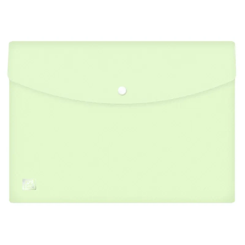 Teczka kopertowa A4 Oxford Urban Pastel zielona 01