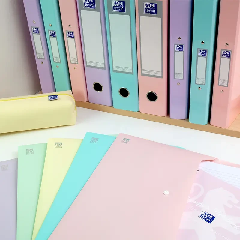 Teczka kopertowa A4 Oxford Urban Pastel różowa 03