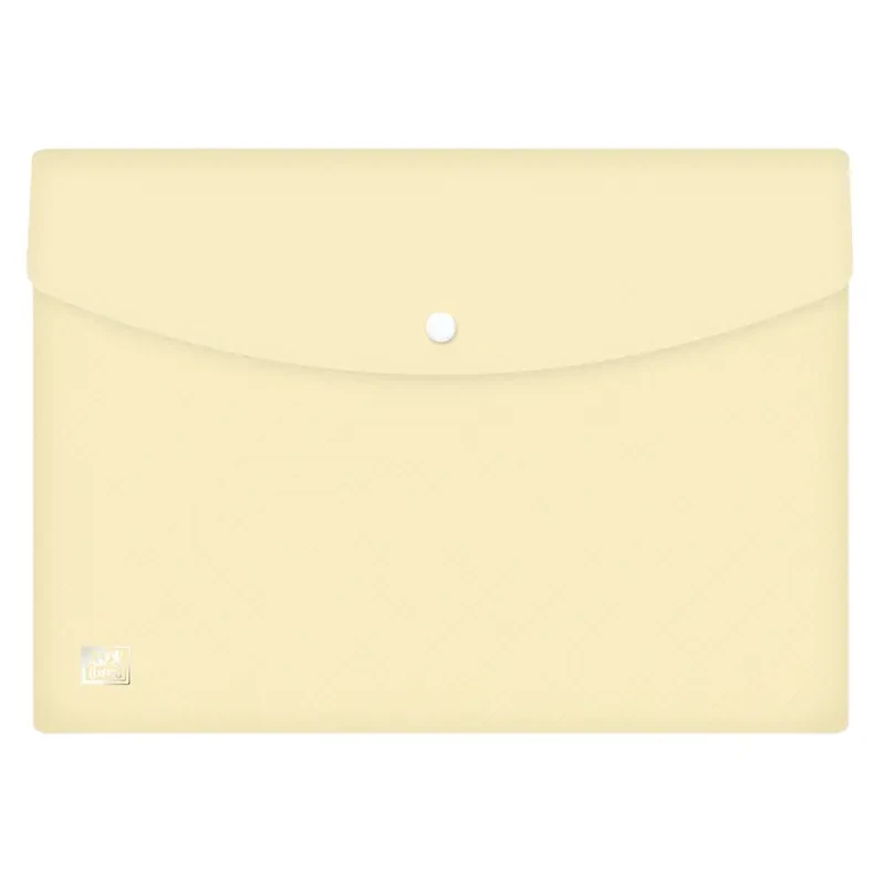 Teczka kopertowa A4 Oxford Urban Pastel żółta 01