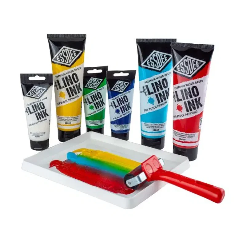 Tusz wodny Block Printing Ink Essdee Premium 100 ml - Żółty 02