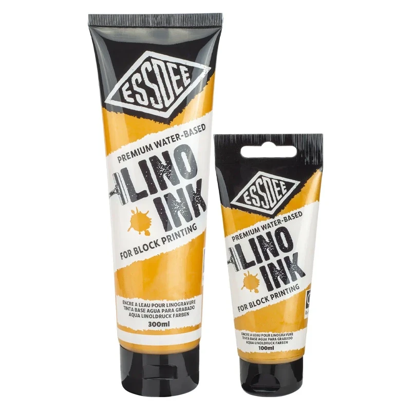 Tusz wodny Block Printing Ink Essdee Premium 100 ml - Złoty metaliczny 02