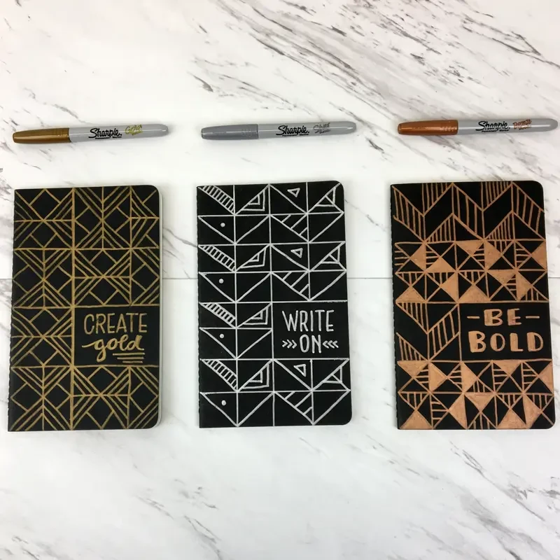 Marker Sharpie Metallic złoty 04