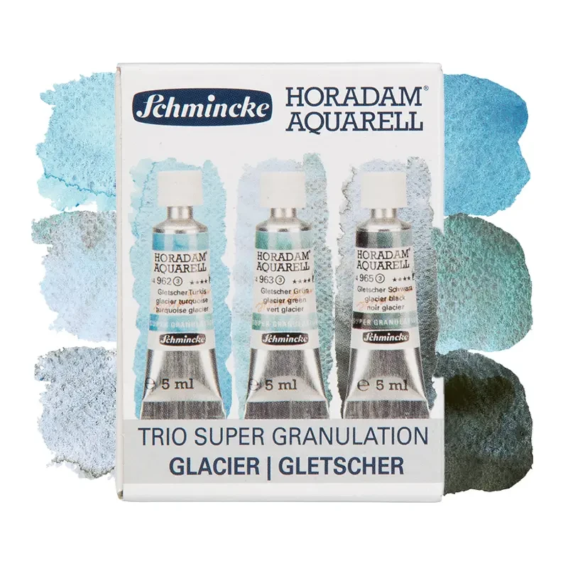 Farby akwarelowe Schmincke Horadam Aquarell zestaw 3 x 5 ml - 616 Glacier 01