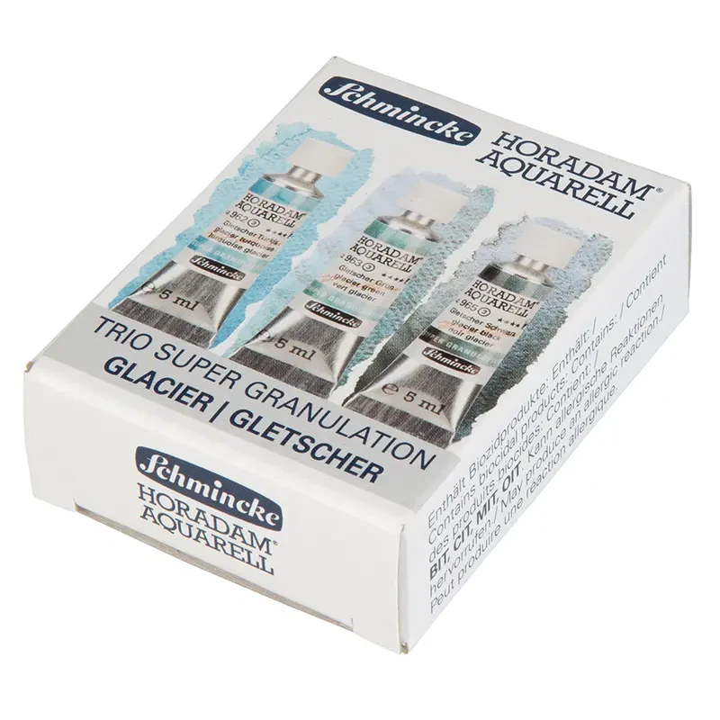 Farby akwarelowe Schmincke Horadam Aquarell zestaw 3 x 5 ml - 616 Glacier 02