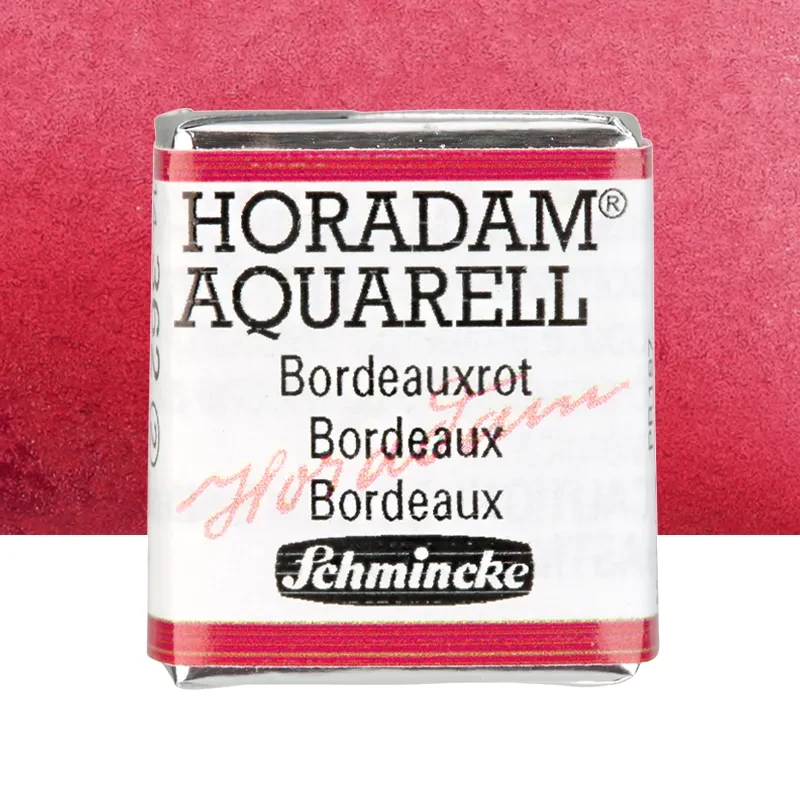 Farba akwarelowa Schmincke Horadam Aquarell półkostka - 362 Bordeaux 01