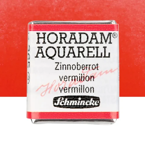 Farba akwarelowa Schmincke Horadam Aquarell półkostka - 365 Vermilion