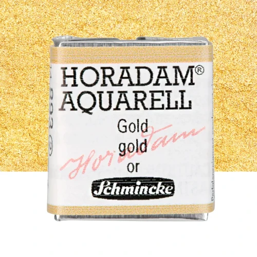 Farba akwarelowa Schmincke Horadam Aquarell półkostka - 893 Gold