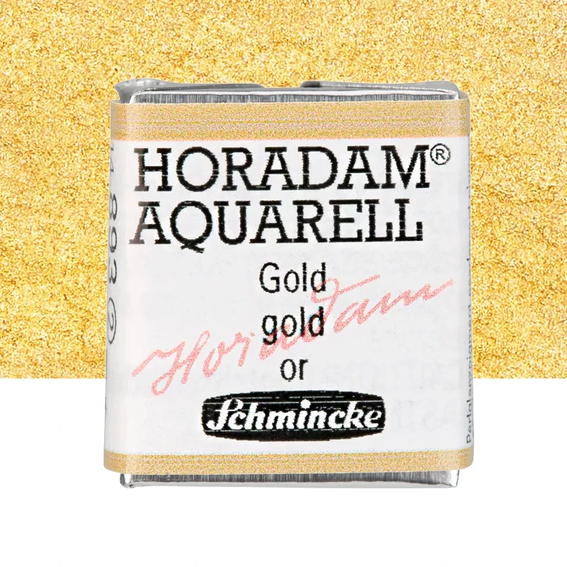 Farba akwarelowa Schmincke Horadam Aquarell półkostka - 893 Gold 01
