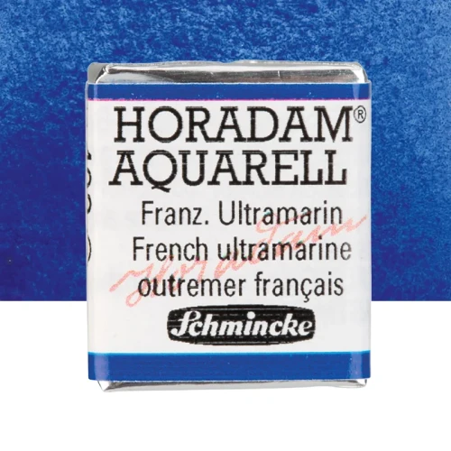 Farba akwarelowa Schmincke Horadam Aquarell półkostka - 493 French Ultramarine