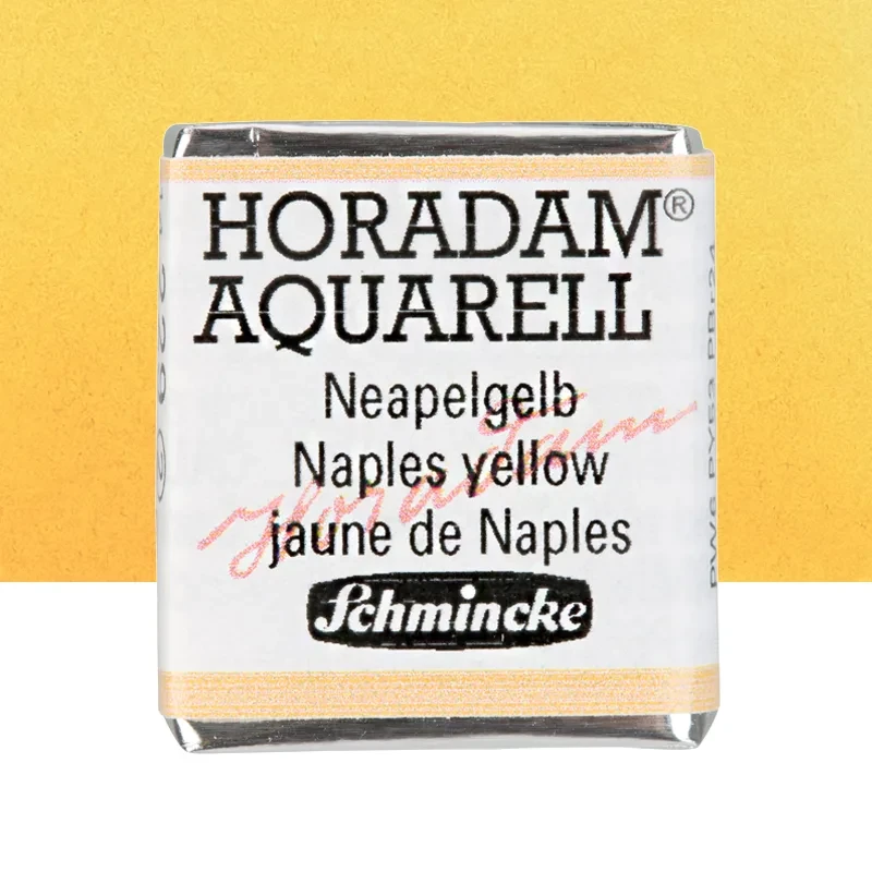 Farba akwarelowa Schmincke Horadam Aquarell półkostka - 229 Naples yellow 01