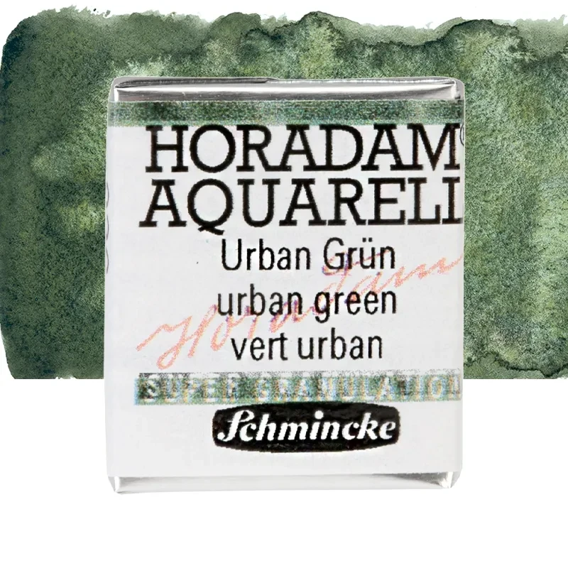 Farba akwarelowa Schmincke Horadam Aquarell półkostka - 936 Urban Green 01