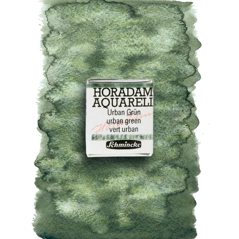 Farba akwarelowa Schmincke Horadam Aquarell półkostka - 936 Urban Green 02