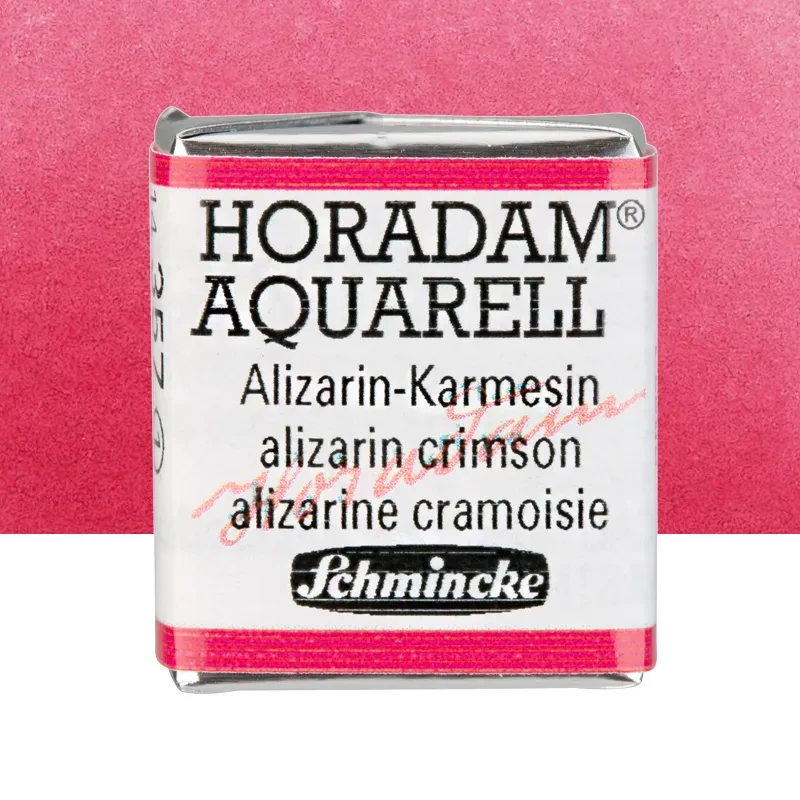 Farba akwarelowa Schmincke Horadam Aquarell półkostka - 357 Alizarin Crimson 01